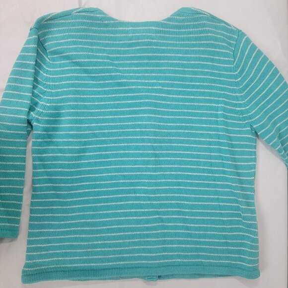 Timberlea Vintage Women's Button Up Sweater Cardigan Lighthouse Sailboats Sz XL - Picture 4 of 6